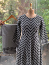 Black Zig-Zag Lines Co Ord