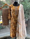 Yellow Printed Suit
