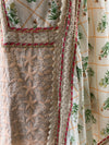 Peach Chikankari Suit