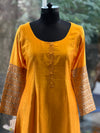 Yellow Chanderi Silk Suit