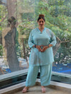 Blue Tissue Co Ord