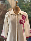 Pink Embroidered Mul Tunic
