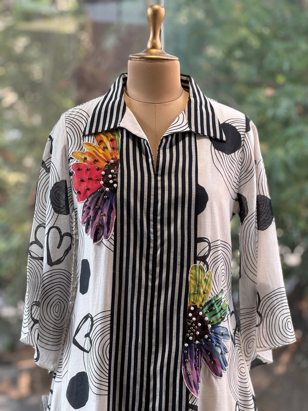 Abstract Print Tunic