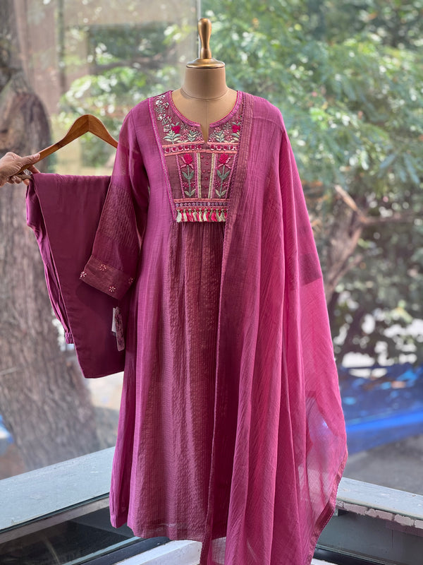 Onion Pink Mul Suit