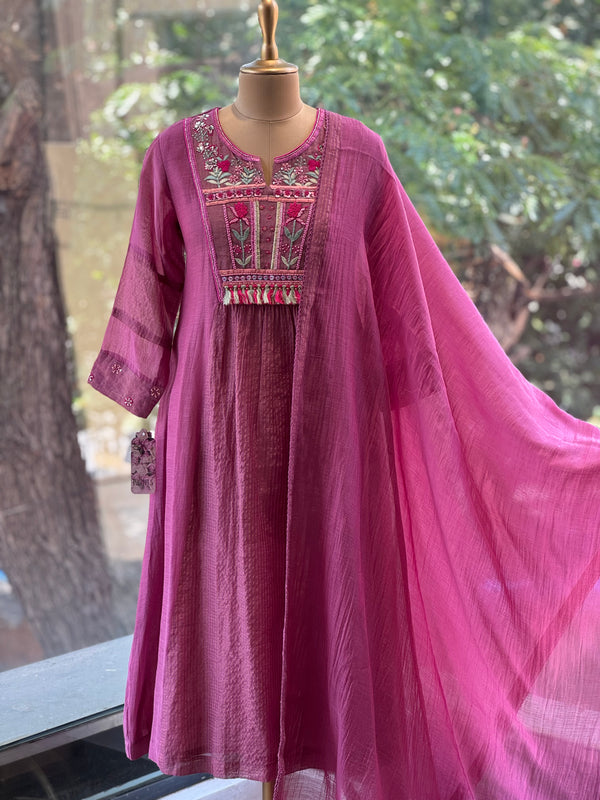 Onion Pink Mul Suit