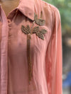 Peach Shirt Set