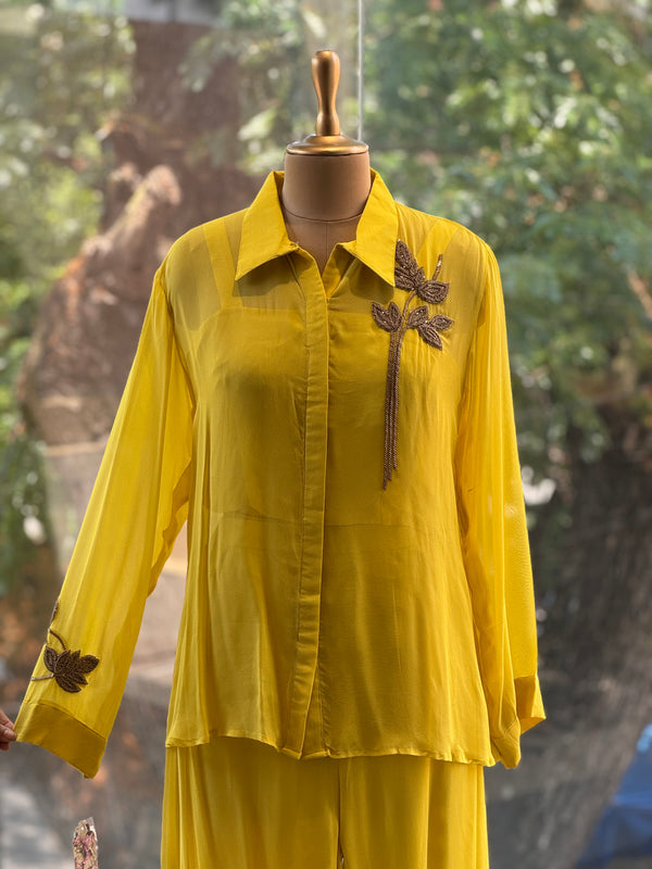 Yellow Shirt Set