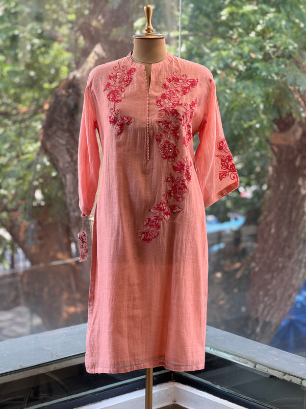 Peach Mul Co Ord