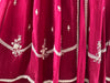 Purplish Maroon Gown