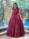 Wine Cocktail Gown