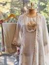 Cream Knot Work Suit