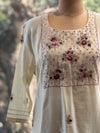 Cream Knot Work Suit