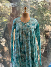 Blue Chudi Sleeves Tunic
