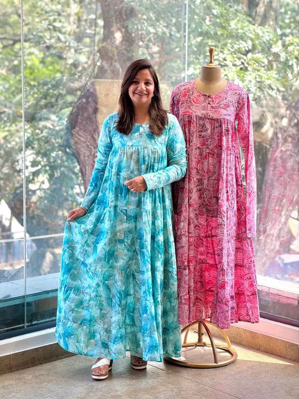 Pink Chudi Sleeves Tunic