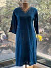 Blue Dupatta Set
