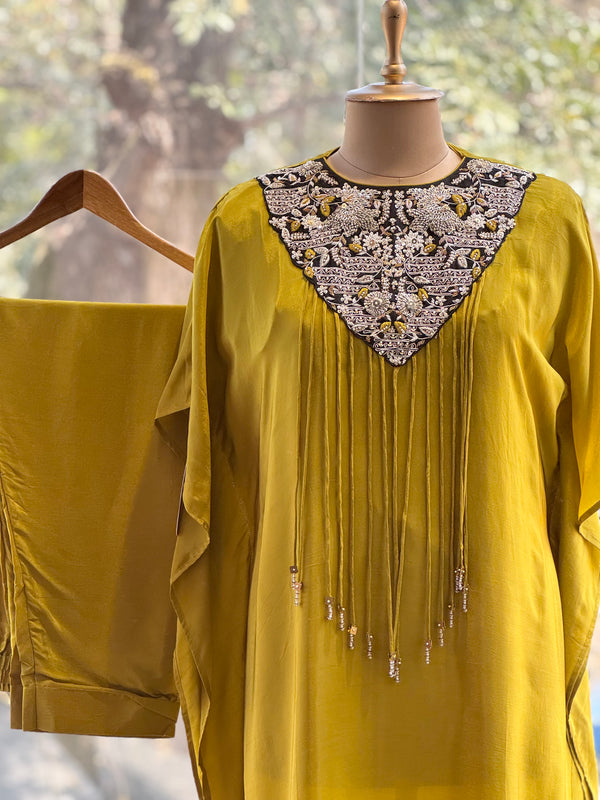 Green Kaftan Co Ord