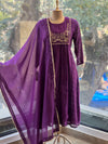 Purple Yolk Work Suit