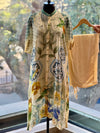 Beige Printed Co Ord