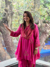 Pink Cowl Neck Co Ord