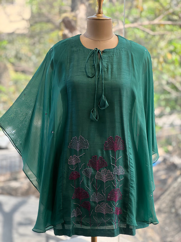 Green Intricate Work Co Ord