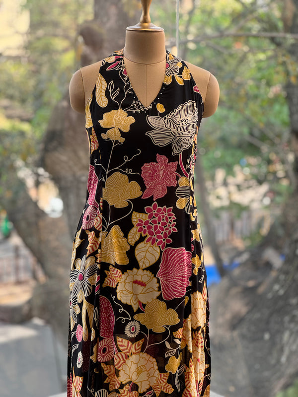 Black Halter Neck Co Ord