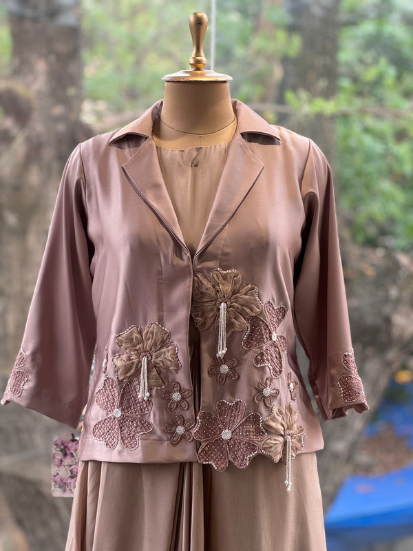 Champagne Cowl Tunic