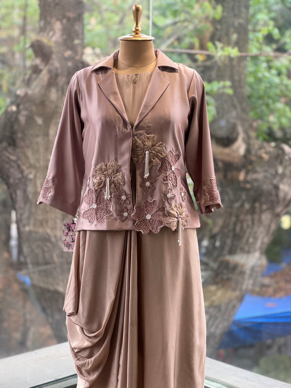 Champagne Cowl Tunic