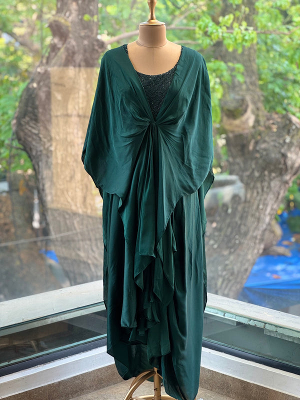 Green Kaftan Set