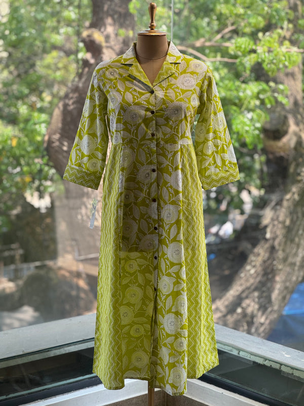 Mint Green Floral Tunic
