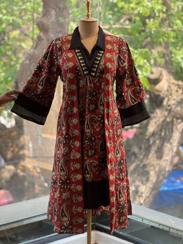 Maroon Printed Tunic