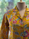 Mustard Yellow Floral Tunic