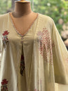 Green Printed Dupatta Set