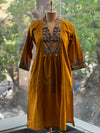 Mustard Yellow Dupatta Set