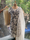 Off White Jaal Embroidery Suit