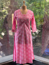 Pink V Neck Suit