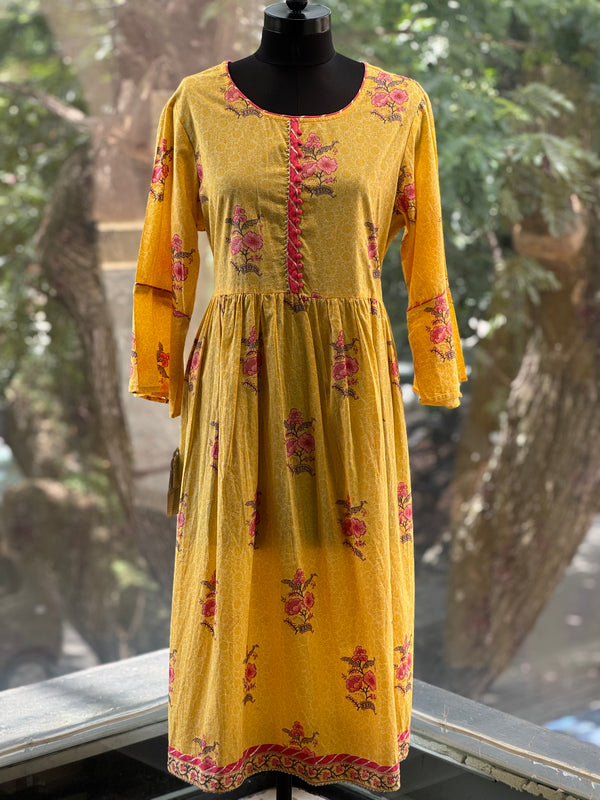Yellow Dupatta Set