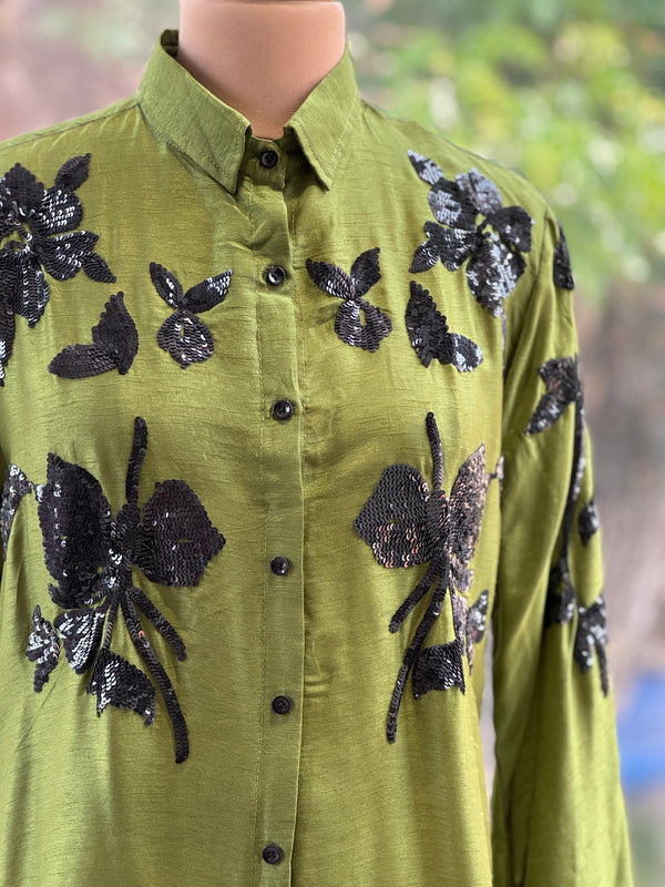 Green Palazzo Set