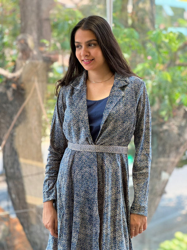 Blue Velvet Tunic
