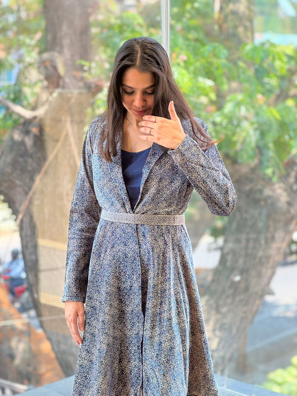 Blue Velvet Tunic