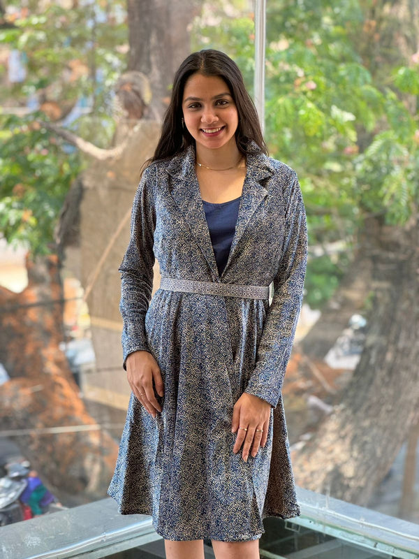 Blue Velvet Tunic