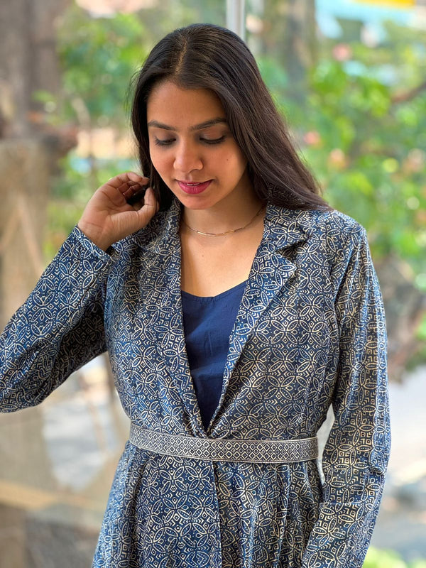 Blue Velvet Tunic