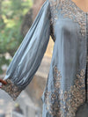 Greyish Blue Palazzo Set