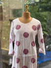 Purple Thread Embroidered Co Ord