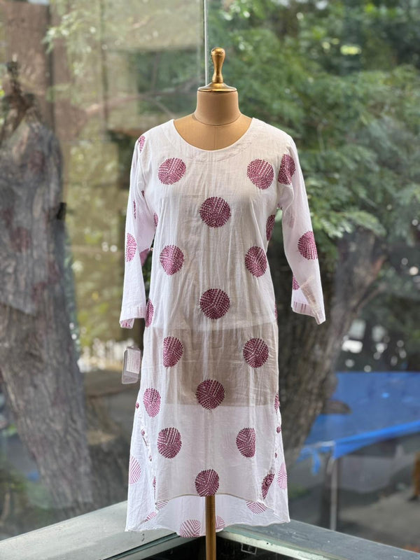 Purple Thread Embroidered Co Ord