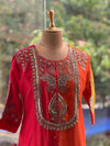 Shaded Intricate Work Dupatta Set