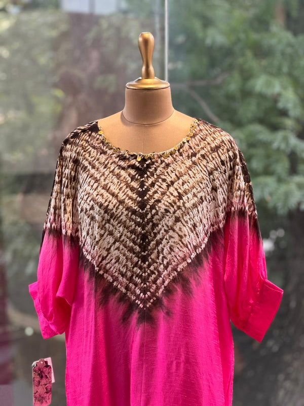 Pink Shibori Pattern Co ord