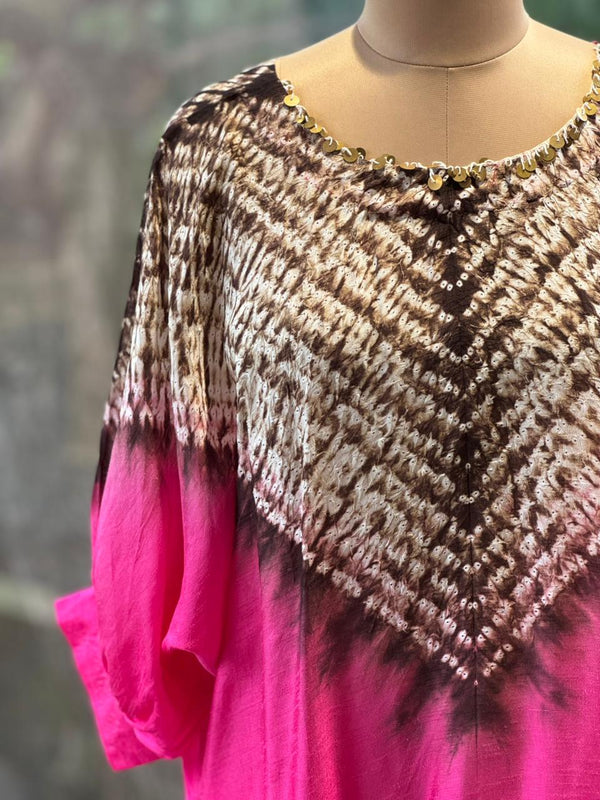 Pink Shibori Pattern Co ord