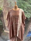 Brown Shaded Kaftan Co Ord