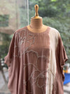 Brown Shaded Kaftan Co Ord