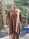 Brown Shaded Kaftan Co Ord